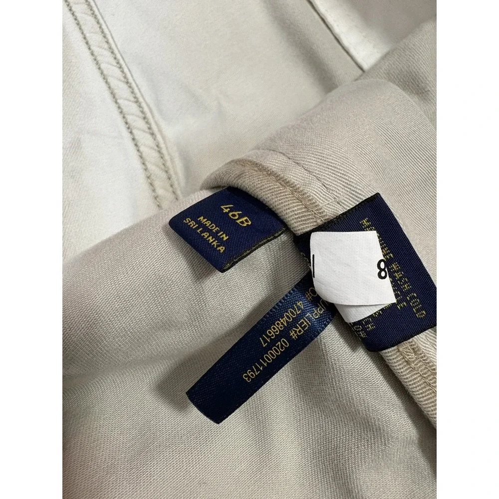 Polo‎ Ralph Lauren Men's Cargo Shorts Khaki Beige Classic Polo Chino Size 36